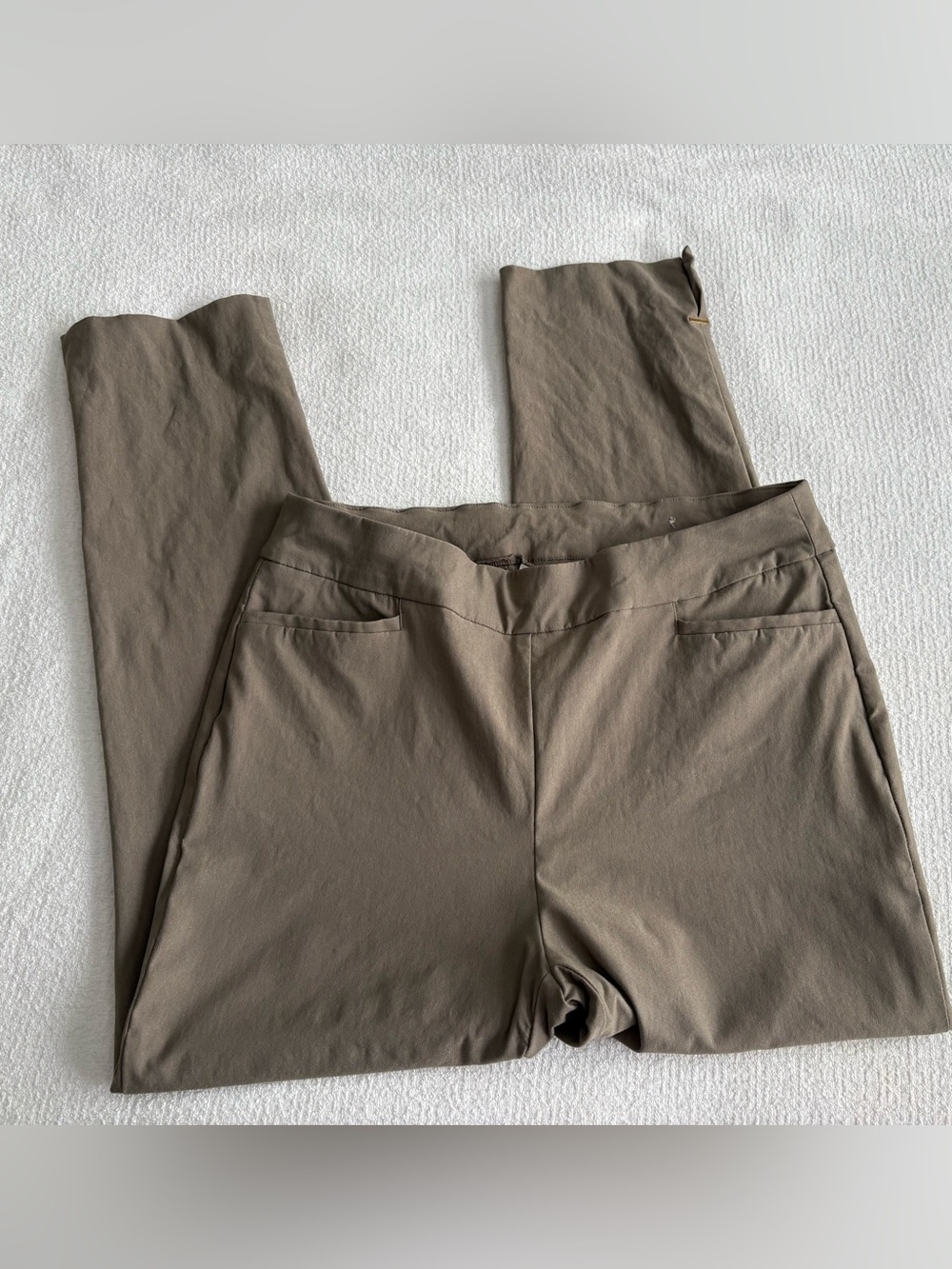 Chicos Women’s Stretch Pants in Taupe